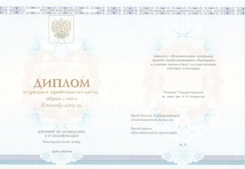 Диплом колледжа 2014-2026 года 