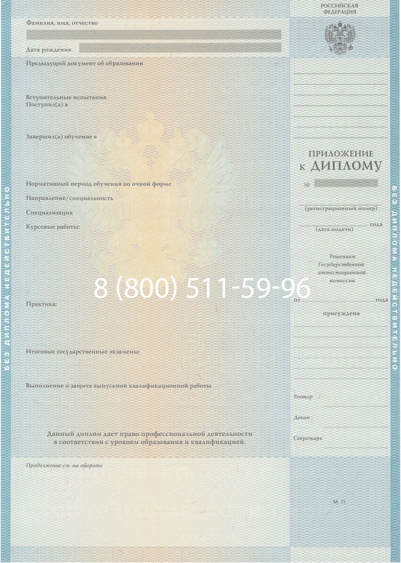 Заказать Диплом специалиста 2010-2011 годов в Уфе